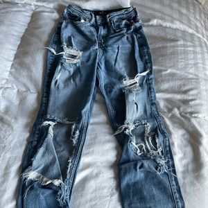 Hollister ultra high rise vintage straight leg jeans